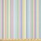 Ambesonne Pastel Fabric by The Yard, Vertically Striped Pattern Different Colored Straight Lines Classical Old Fashioned, Decorative Satin Fabric for Home Textiles and Crafts, 1 Yards, Multicolor